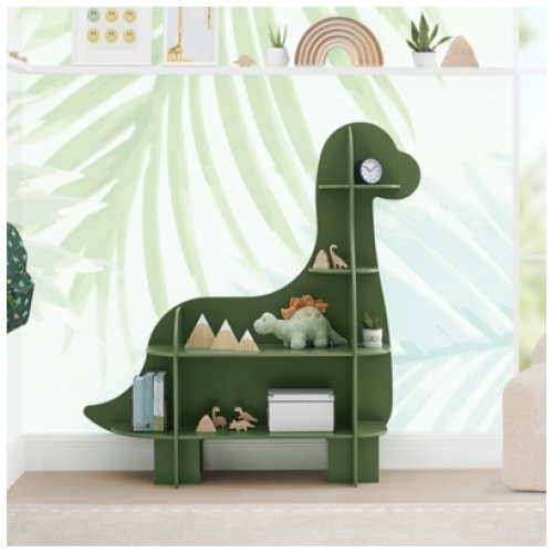 Delta Children Dinosaur Bookcase, Fern Green