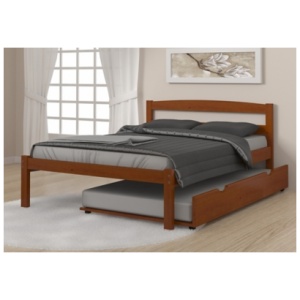 Donco Kids Econo Full Bed with Twin Trundle, Espresso