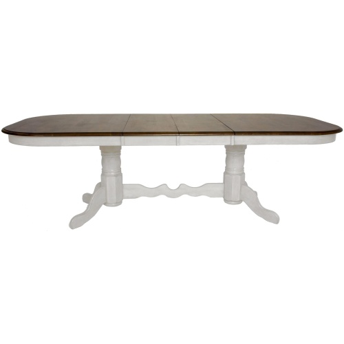 Fenway Double Pedestal Dining Table w/ Leaves