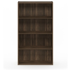 "Four Shelf 42" Home Office Bookcase", Walnut