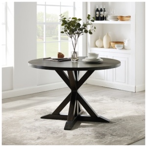 Hayden Round Dining Table, Slate