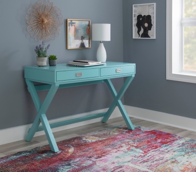 Heather Writing Desk, Blue