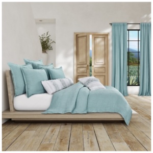 J. Queen Neutrals South Seas King/California King Duvet Cover, Aqua