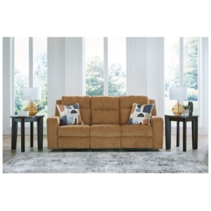 Kanlow Manual Reclining Sofa, Honey