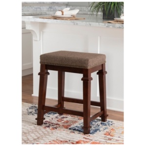 Kennedy Counter Height Bar Stool, Walnut