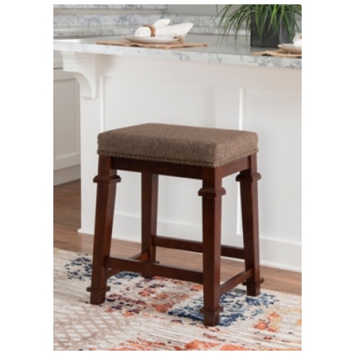 Kennedy Counter Height Bar Stool, Walnut