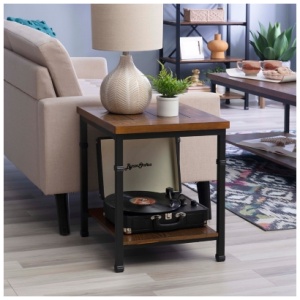 Linon Austin End Table, Brown