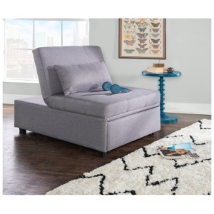 Linon Grayson Sofa Bed, Light Gray