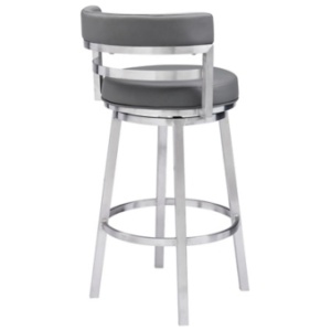 Madrid Counter Height Bar Stool, Gray