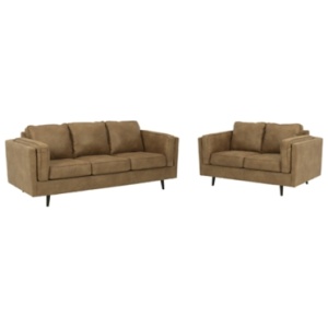 Maimz Sofa and Loveseat, Caramel