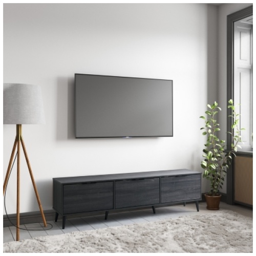 "Moderno 71" TV Stand", Dark Gray