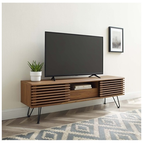 "Modway Render 58" TV Stand", Walnut