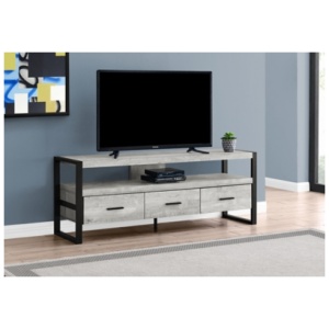 "Monarch Specialties 59" TV Stand", Gray