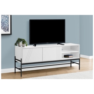 "Monarch Specialties 59" TV Stand", White