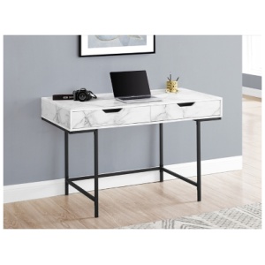 Monarch Specialties Declan Computer Desk, White