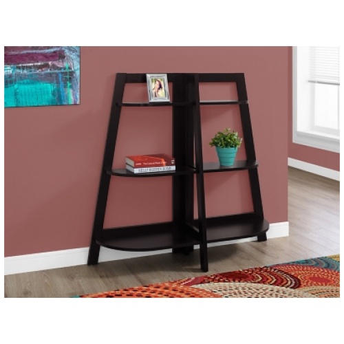 Monarch Specialties Willie Bookcase, Espresso