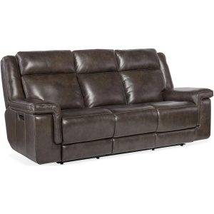 Montel Lay Flat Power Sofa with Power Headrest & Lumbar