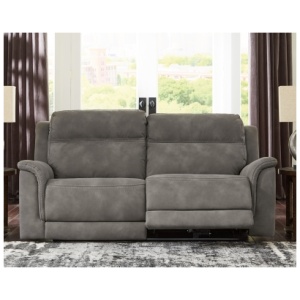 Next-Gen DuraPella Performance Fabric Dual Power Reclining Sofa, Slate