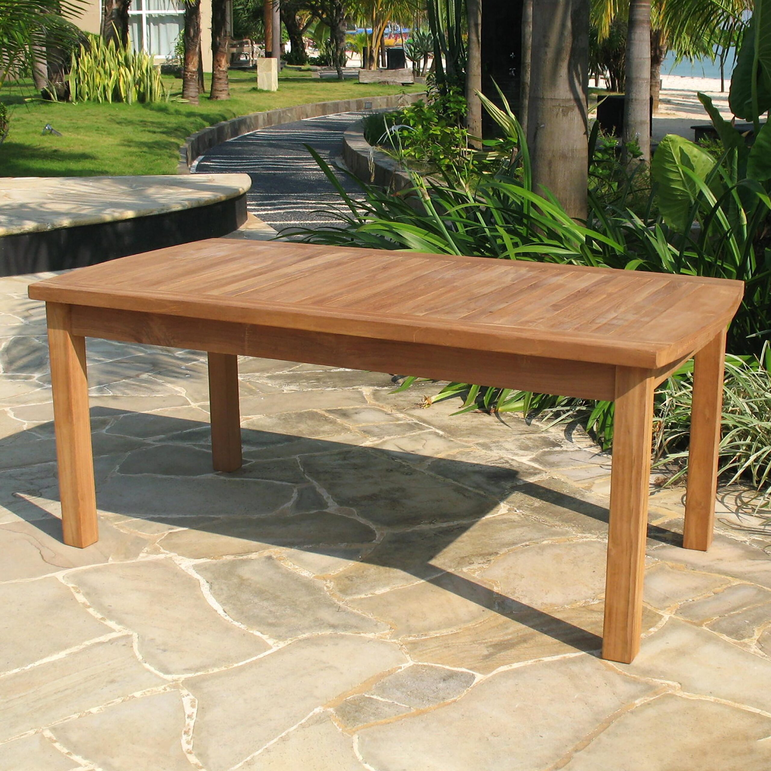 Rectangular Teak Coffee Table