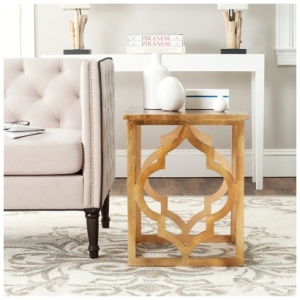 Safavieh Milo End Table, Gold