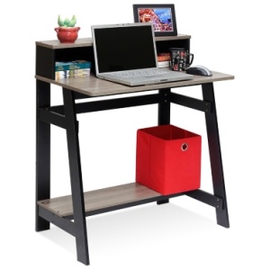 Simplistic A-Frame Study Desk, Black