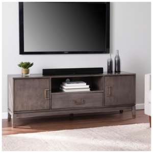 "Southern Enterprises Gemmry 63" TV Stand", Graywash