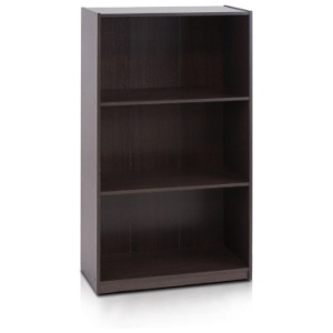 "Three Shelf 40" Home Office Bookcase", Espresso