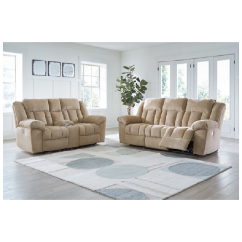 Tip-Off Sofa and Loveseat, Wheat