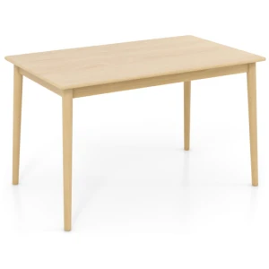 48 Inches Wooden Dining Table for 4 People-Natural