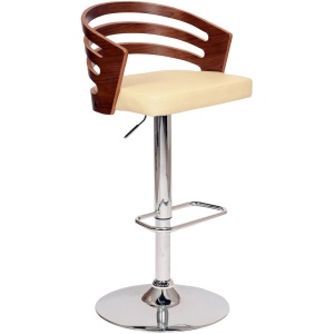 Adele Adjustable-Height Swivel Bar Stool