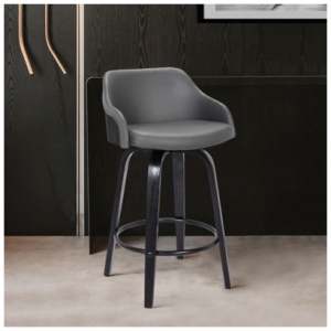 Alec Bar Stool, Gray