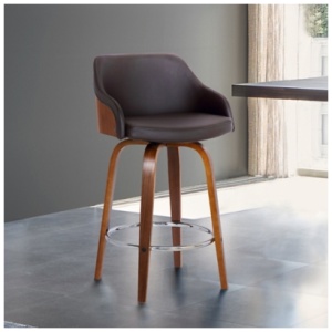 Alec Counter Height Bar Stool, Brown