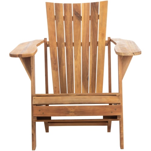 Allaire Outdoor Adirondack Chair with Retractable Footrest