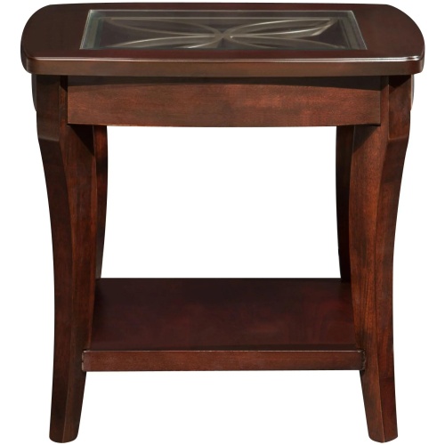 Annandale Square Glass End Table