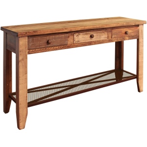Antique Rectangular Console Table