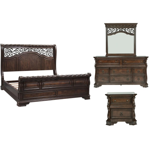 Arbor Place 4-pc. Sleigh Bedroom Set