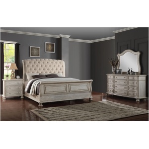Barton Creek Upholstered 4-pc. Sleigh Bedroom Set
