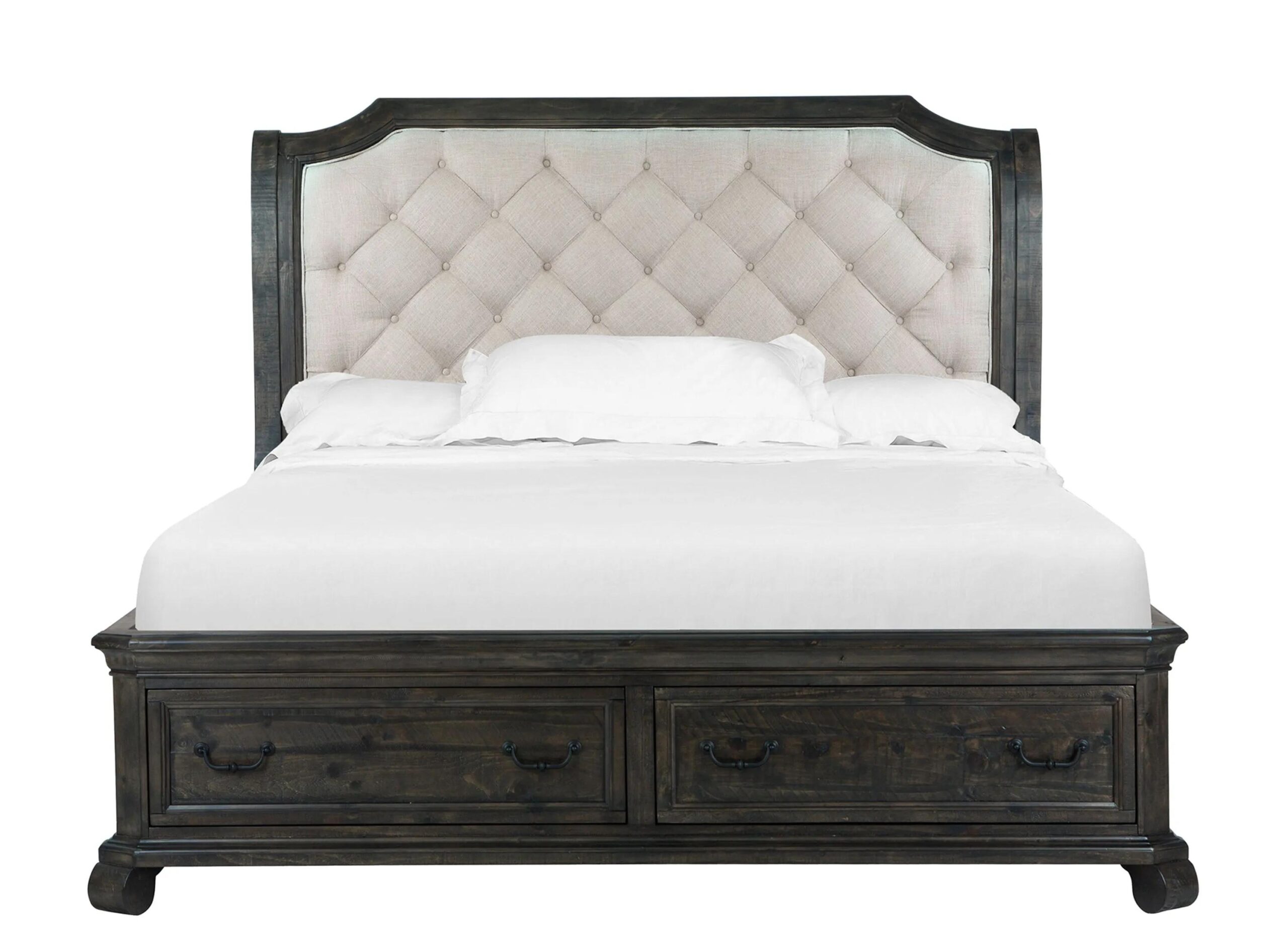 Bellamy Upholstered Storage Sleigh Bed