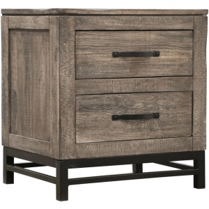 Blacksmith 2 Drawer Nightstand