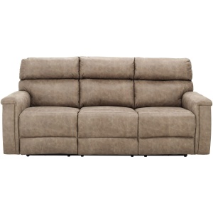 Blake Microfiber Power Sofa w/ Power Headrest