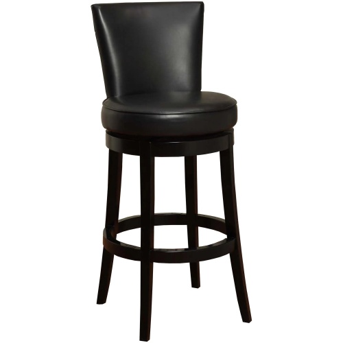 Boston Leather Swivel Bar Stool