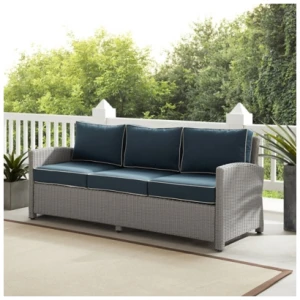 Bradenton Outdoor Sofa, Navy