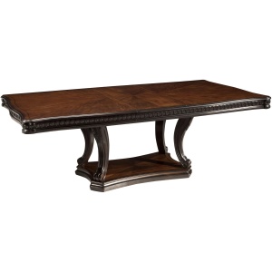 Bradford Heights Pedestal Dining Table w/Leaves