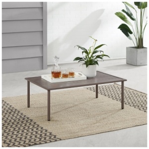 Cali Bay Outdoor Coffee Table, Light Brown