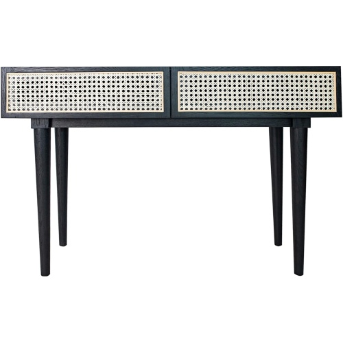 Cane Rectangular Console Table