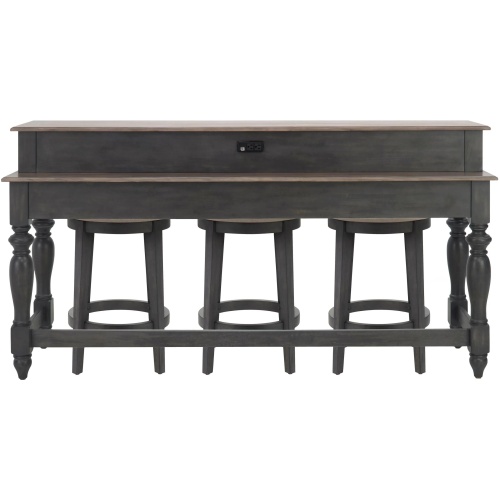 Charleston 4-pc. Console Bar with Stools