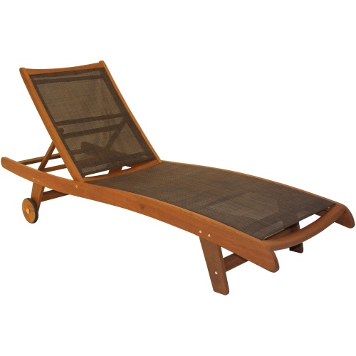 Cheedle Outdoor Reclining Chaise Lounge Chair