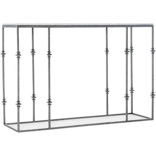 Commerce & Market Small Stone and Metal Console Table