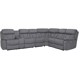 Connell 4-pc. Power-Reclining Sectional Sofa w/ Heat and Massage