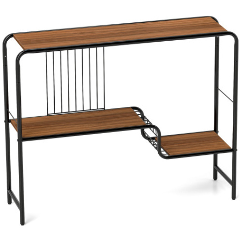 Console Table with Storage Shelf and Metal Frame for Living Room